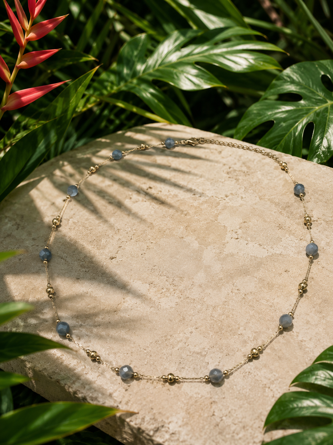 Collier Sixtine bleu