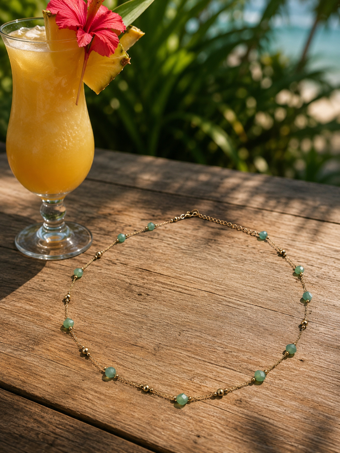 Collier Sixtine vert